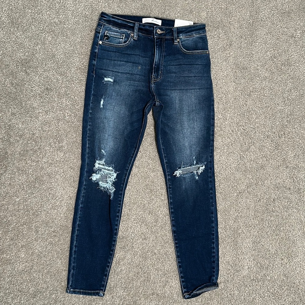 KanCan High rise ankle skinny